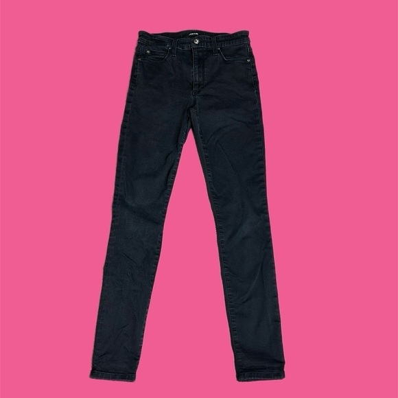 Joe’s Jeans The Charlie Flawless High Rise Skinny Jeans Black Sz 26 - Picture 1 of 11